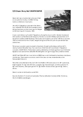 A preview of a PDF biography for Hull, Owen Percy